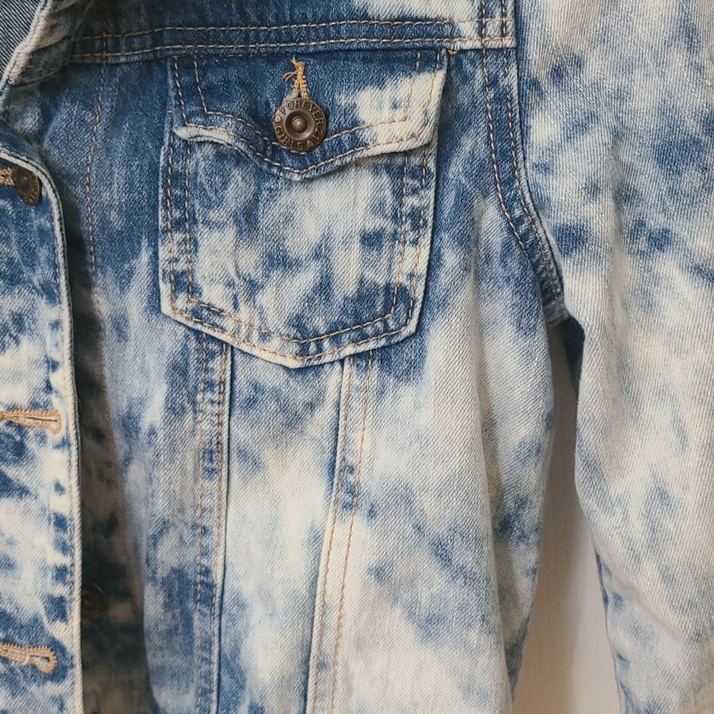 Forever 21 Acid Wash Jean Jacket - Picture 5 of 7